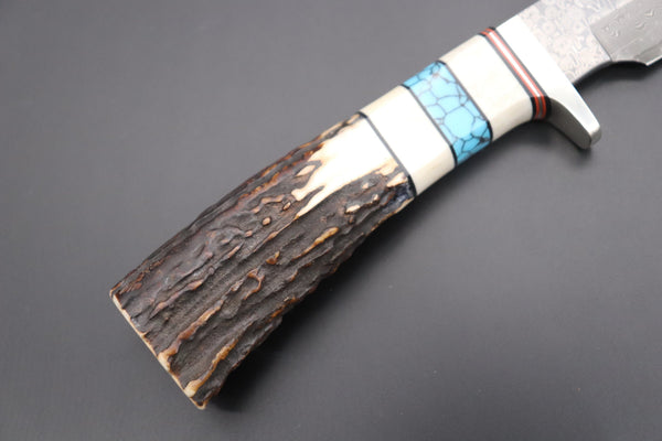 Hattori 傘 SAN Limited Edition SAN-80 Cowry-X Damascus "Wild Road Hunter (Extra Large)"