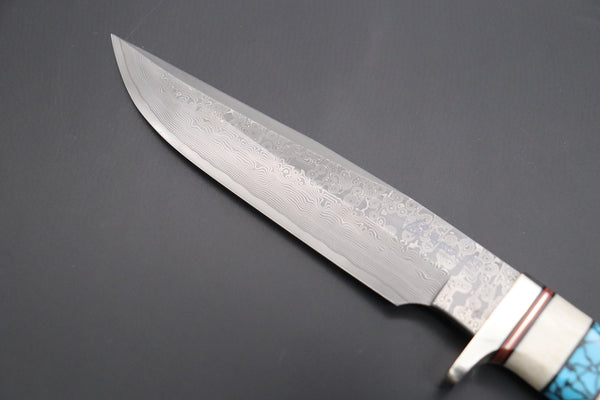 Hattori 傘 SAN Limited Edition SAN-80 Cowry-X Damascus "Wild Road Hunter (Extra Large)"