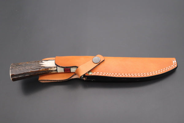 Hattori 傘 SAN Limited Edition SAN-81 Cowry-X Damascus "Wild Road Hunter (Extra Large)" - japaneseknifedirect.mom