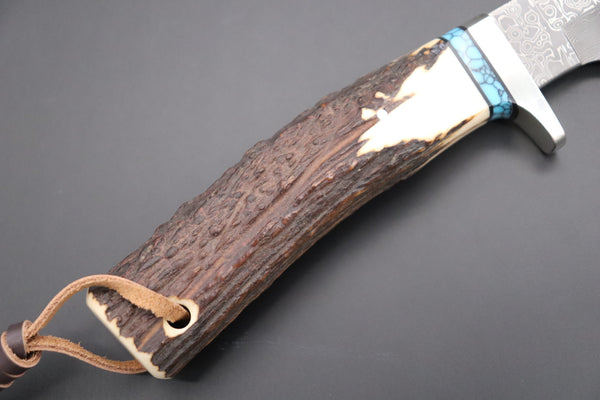 Hattori 傘 SAN Limited Edition SAN-82 Cowry-X Damascus "Wild Road Hunter (Extra Large)"