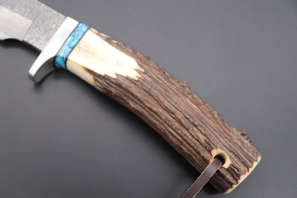 Hattori 傘 SAN Limited Edition SAN-82 Cowry-X Damascus "Wild Road Hunter (Extra Large)"