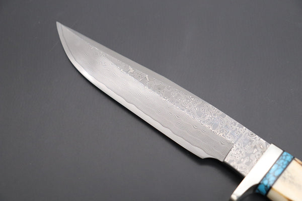 Hattori 傘 SAN Limited Edition SAN-82 Cowry-X Damascus "Wild Road Hunter (Extra Large)"