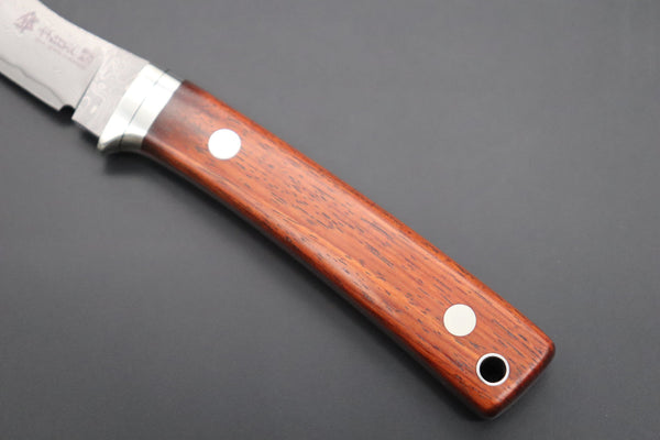 Hattori 傘 SAN Limited Edition SAN-94 Limited Cowry-X Damascus Little Hunter (Clip Point, Cocobolo Wood Handle)
