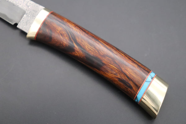 Hattori 傘 SAN Limited Edition SAN-97 "Cowry X Damascus Classic Tanto" - japaneseknifedirect.mom