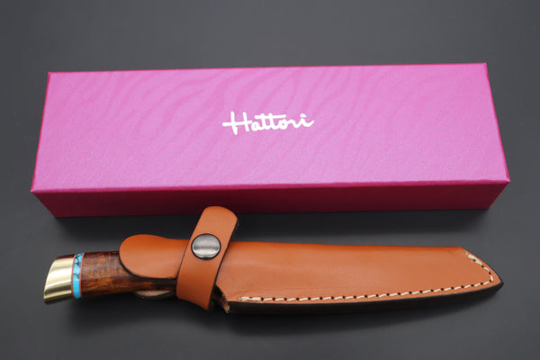 Hattori 傘 SAN Limited Edition SAN-98 "Cowry X Damascus Classic Tanto"