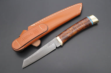Hattori 傘 SAN Limited Edition SAN-98 "Cowry X Damascus Classic Tanto"