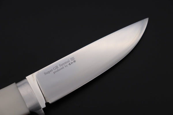 Hattori 傘 SAN Limited Edition SG-II SAN-MAI SAN-136 Urbane Hunters (Dupont White Corian Handle) - japaneseknifedirect.mom