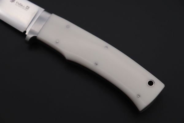 Hattori 傘 SAN Limited Edition SG-II SAN-MAI SAN-136 Urbane Hunters (Dupont White Corian Handle) - japaneseknifedirect.mom