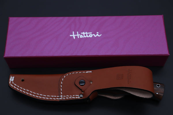 Hattori 傘 SAN Limited Edition SG-II SAN-MAI SAN-138 Urbane Hunters (Desert Ironwood Handle) - japaneseknifedirect.mom