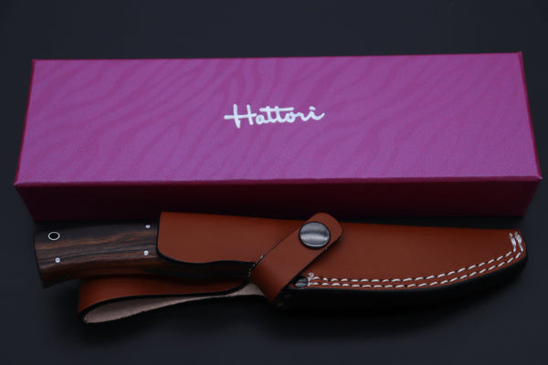 Hattori 傘 SAN Limited Edition SG-II SAN-MAI SAN-138 Urbane Hunters (Desert Ironwood Handle) - japaneseknifedirect.mom