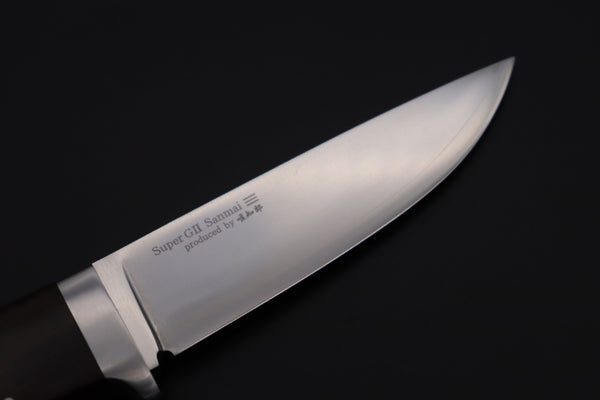 Hattori 傘 SAN Limited Edition SG-II SAN-MAI SAN-139 Urbane Hunters (African Ebonywood Handle) - japaneseknifedirect.mom
