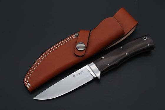 Hattori 傘 SAN Limited Edition SG-II SAN-MAI SAN-139 Urbane Hunters (African Ebonywood Handle) - japaneseknifedirect.mom