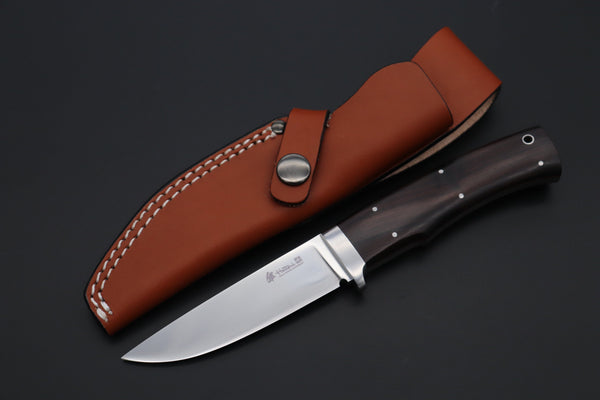 Hattori 傘 SAN Limited Edition SG-II SAN-MAI SAN-139 Urbane Hunters (African Ebonywood Handle) - japaneseknifedirect.mom