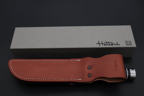 Hattori TV-3 S.O.G. Bowie Knife (Black Micarta Handle) - japaneseknifedirect.mom