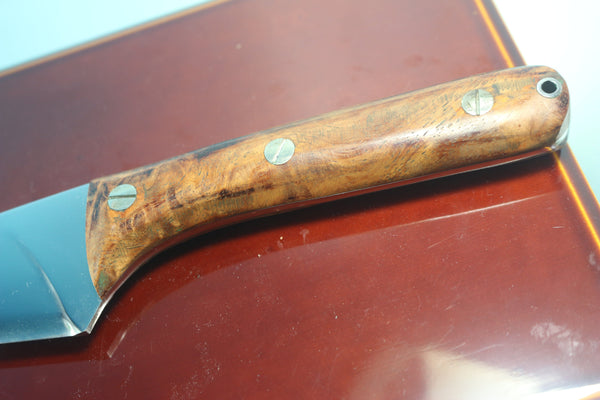 HIDEAKI YASUDA HY-50  "ONOUE-TO 尾上刀" All Purpose Field Knife, 4-1/4" VG-10 Mirror Polished Hamaguri-ba Blade