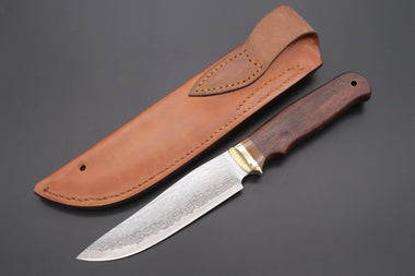 Hiroshi Saito SH-16 Natural Fossil Elegant Hunter - japaneseknifedirect.mom
