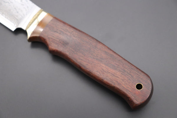 Hiroshi Saito SH-16 Natural Fossil Elegant Hunter - japaneseknifedirect.mom