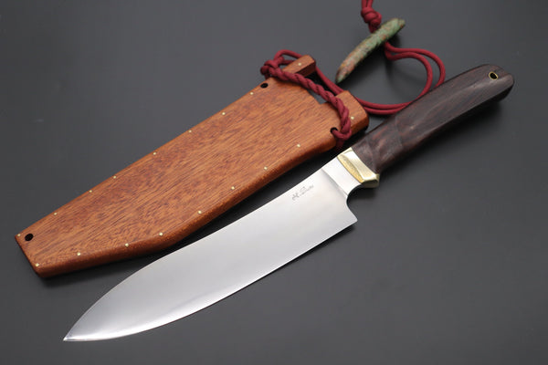 Hiroshi Saito SH-17 Natural Dinamic Elegant Machete - japaneseknifedirect.mom