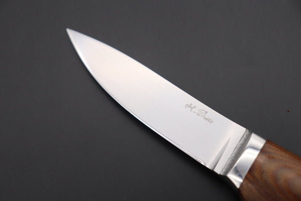Hiroshi Saito SH-20 Brown-Elegant Hunter - japaneseknifedirect.mom