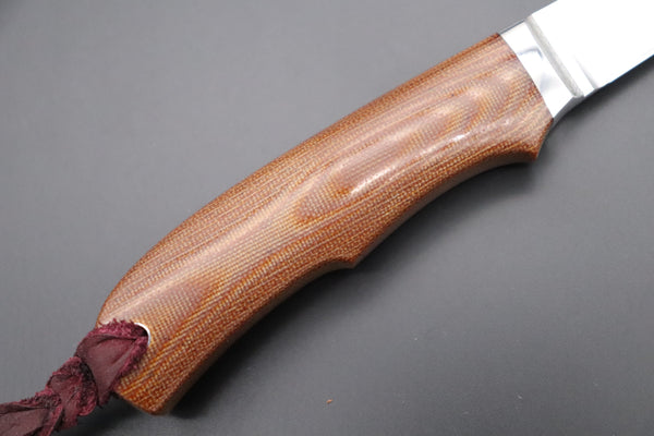 Hiroshi Saito SH-20 Brown-Elegant Hunter - japaneseknifedirect.mom