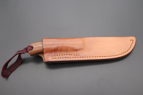 Hiroshi Saito SH-20 Brown-Elegant Hunter - japaneseknifedirect.mom