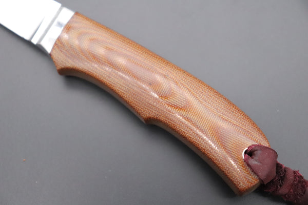 Hiroshi Saito SH-20 Brown-Elegant Hunter - japaneseknifedirect.mom