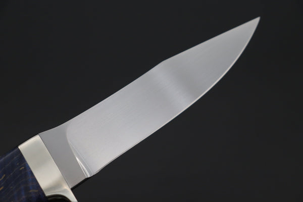 Hiroshi Suzuki HS-370 Silverback (Stabilized Maple Burl Wood Handle) - japaneseknifedirect.mom