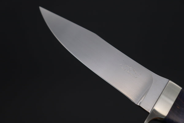 Hiroshi Suzuki HS-370 Silverback (Stabilized Maple Burl Wood Handle) - japaneseknifedirect.mom