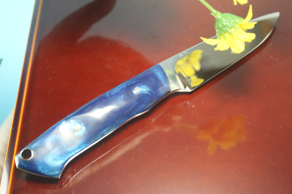 IKUMI OKANO IO-100 Hammer Forged Knives, H2 and Carbon Damascus Blades