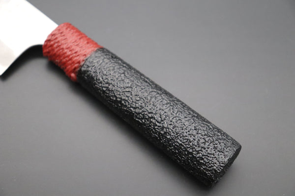 Kazuo Nomura NK-05 Aogami Super Damascus Small Bunka 150mm - japaneseknifedirect.mom