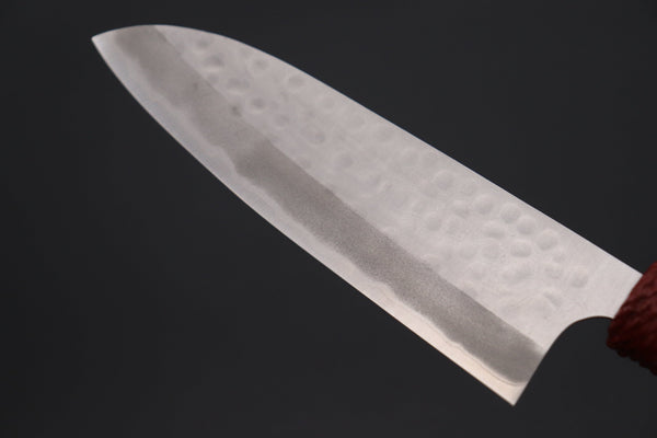 Kazuo Nomura NK-05 Aogami Super Damascus Small Bunka 150mm - japaneseknifedirect.mom