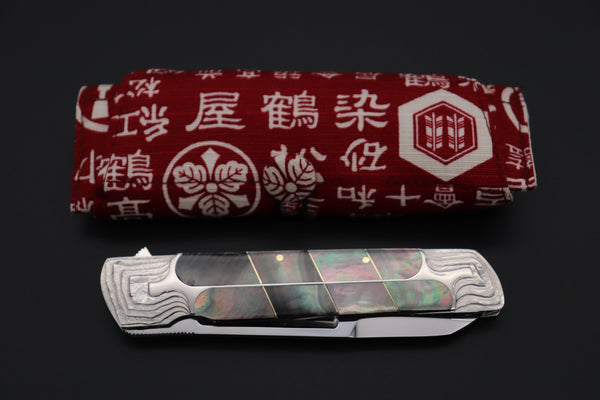 Koji Hara KH-570 "Air Step 2025 Black Edition" M-390 Perfect Mirror Polish Tanto