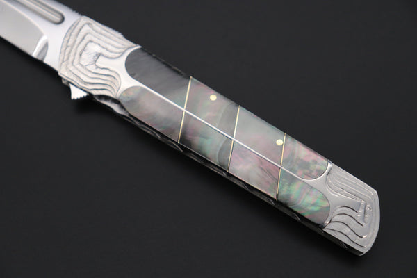 Koji Hara KH-570 "Air Step 2025 Black Edition" M-390 Perfect Mirror Polish Tanto