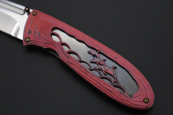 Koji Hara KH-580 "Air Step 2025 赤銅 SHAKUDO Edition" M-390 Perfect Mirror Polish Fighter