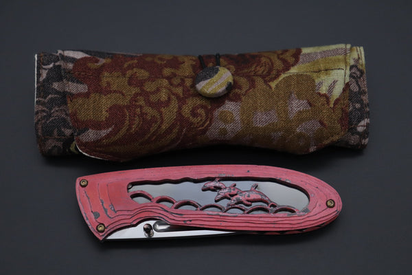 Koji Hara KH-580 "Air Step 2025 赤銅 SHAKUDO Edition" M-390 Perfect Mirror Polish Fighter