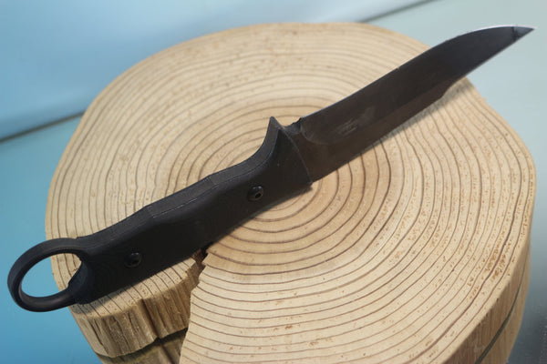 Makkari AT9-S Combat Utility Knife designed for Japan GSDF, 5" Spear point 440C Blade - japaneseknifedirect.mom