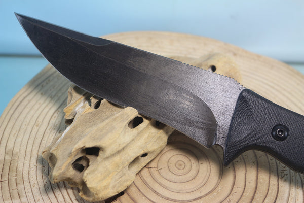 Makkari AT9-S Combat Utility Knife designed for Japan GSDF, 5" Spear point 440C Blade - japaneseknifedirect.mom