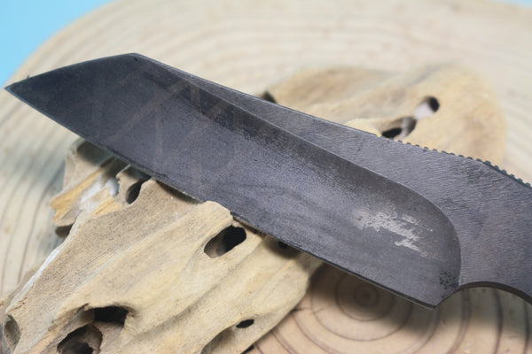 Makkari JM-120 Raptor, Wharncliffe Blade, 4" Non-Glare Black Coated AUS-8 Blade
