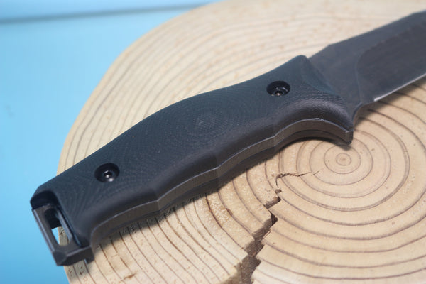 Makkari JM-180 "Sea-Alligator" Combat Fighting Knife designed for Japan GSDF, 5-3/4" Spear point 440C Blade - japaneseknifedirect.mom