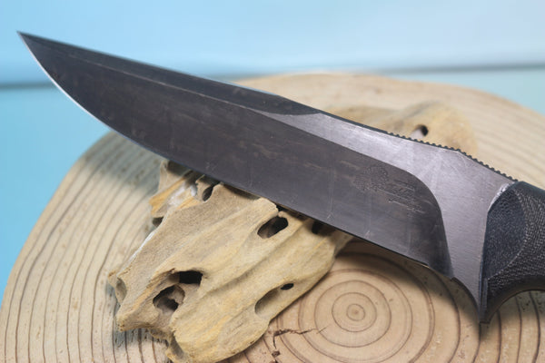 Makkari JM-180 "Sea-Alligator" Combat Fighting Knife designed for Japan GSDF, 5-3/4" Spear point 440C Blade - japaneseknifedirect.mom