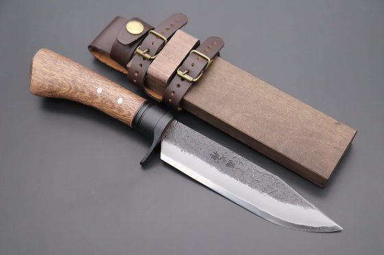 MASANO MA-1  Black Hunter  | White Steel No.2 SAN-MAI - japaneseknifedirect.mom
