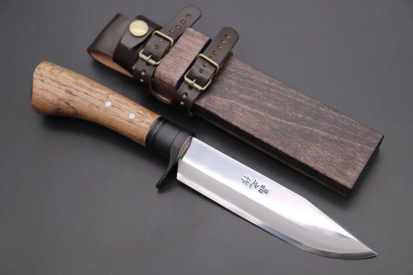 MASANO MA-3  Silver Hunter  | Mirror Finished Blue Steel No.2 SAN-Mai - japaneseknifedirect.mom
