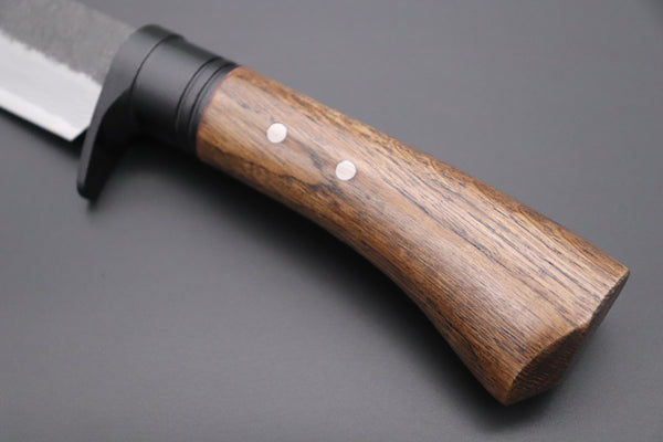 MASANO MA-6  Black Damascus Mighty Hunter  | Blue Steel No.2 Damascus - japaneseknifedirect.mom