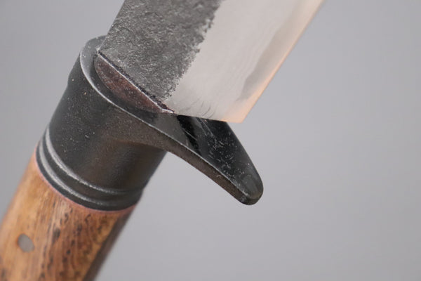 MASANO MA-6  Black Damascus Mighty Hunter  | Blue Steel No.2 Damascus - japaneseknifedirect.mom