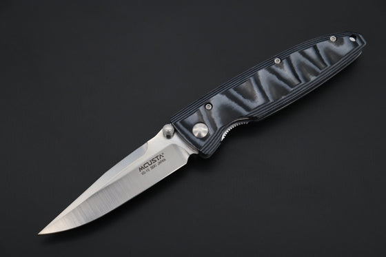 Mcusta Classic Wave Series MC-10V VG-10 blade with Blue Micarta handle - japaneseknifedirect.mom