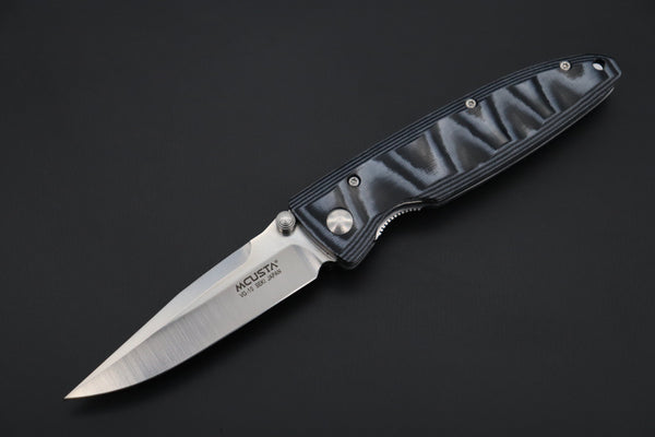 Mcusta Classic Wave Series MC-10V VG-10 blade with Blue Micarta handle - japaneseknifedirect.mom