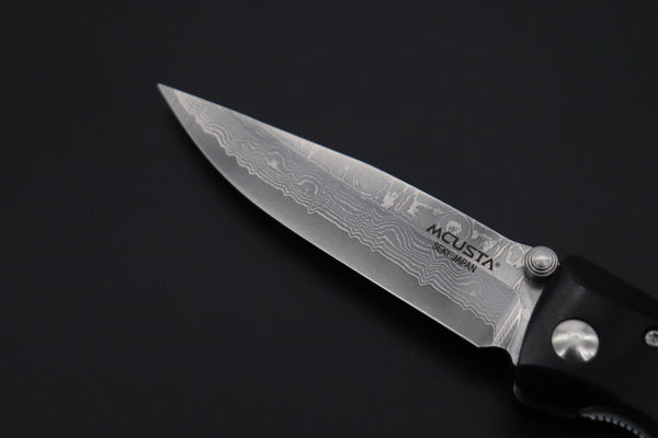 Mcusta Classic Wave Series MC-17D VG-10 Damascus blade with Black Pakka Wood Handlee - japaneseknifedirect.mom