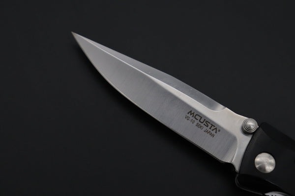Mcusta Classic Wave Series MC-17V VG-10 blade with Black Pakkawood handle - japaneseknifedirect.mom