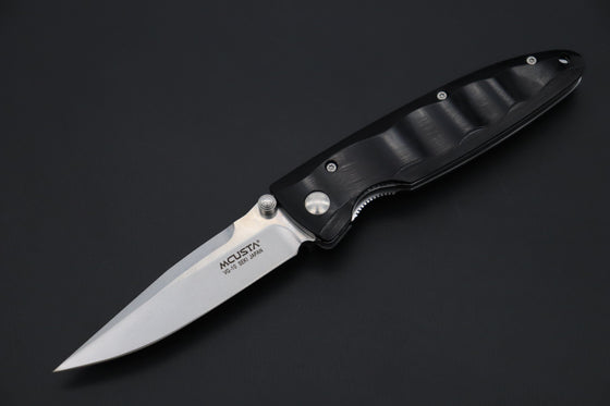 Mcusta Classic Wave Series MC-17V VG-10 blade with Black Pakkawood handle - japaneseknifedirect.mom