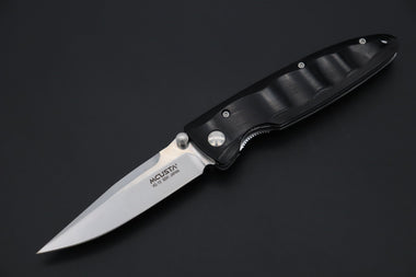 Mcusta Classic Wave Series MC-17V VG-10 blade with Black Pakkawood handle - japaneseknifedirect.mom